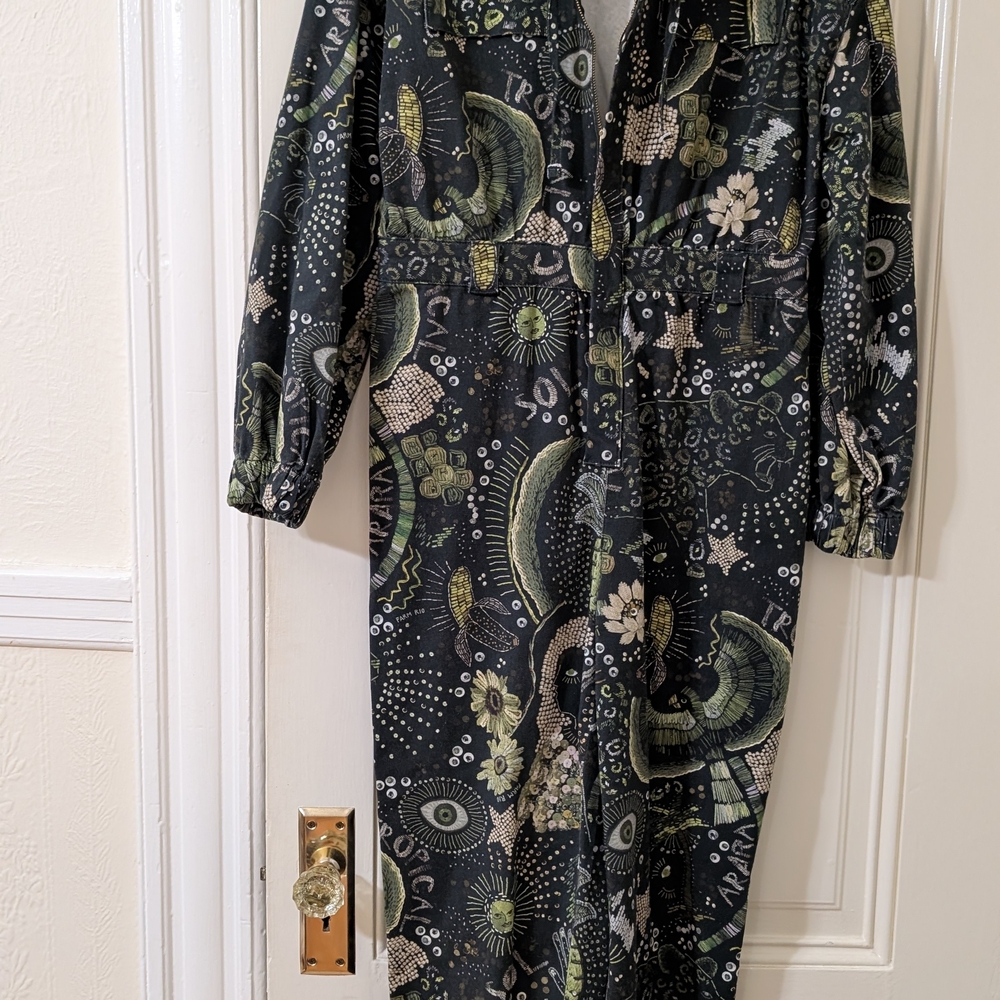 FARM Rio Dark Patterned Jumpsuit - Picture 2 of 6